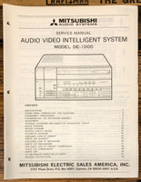 Mitsubishi DE-1000 Stereo  Service Manual *Original*