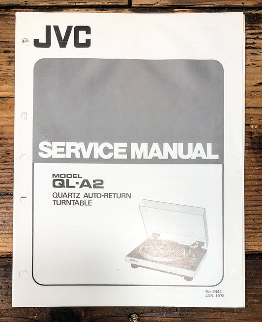 JVC QL-A2 Record Player / Turntable Service Manual *Original*
