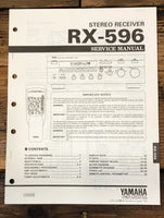 Yamaha RX-596 Receiver  Service Manual *Original*