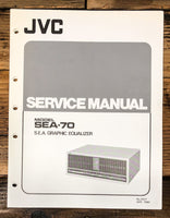 JVC SEA-70 Graphic Equalizer Service Manual *Original*