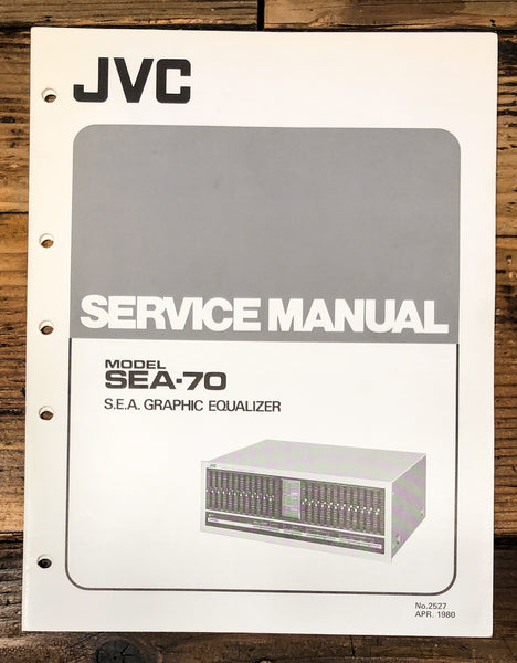JVC SEA-70 Graphic Equalizer Service Manual *Original*