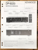 Kenwood DP-6020 CD Player  Service Manual *Original*