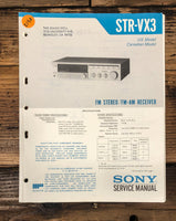 Sony STR-VX3 Receiver Service Manual *Original*