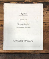Magnum Dynalab Model 205 Signal Sleuth FM Amp Owners / User Manual *Original*