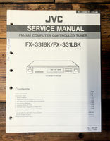 JVC FX-331 -331BK -331LBK Tuner  Service Manual *Original*