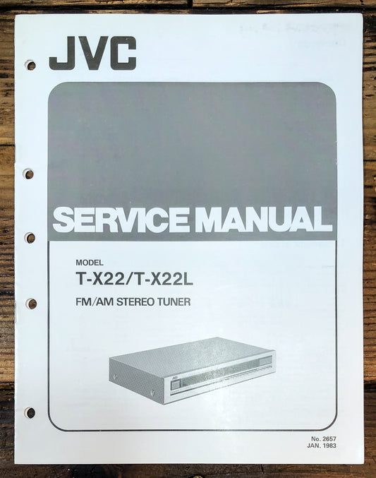 JVC T-X22 T-X22L Tuner Service Manual *Original*