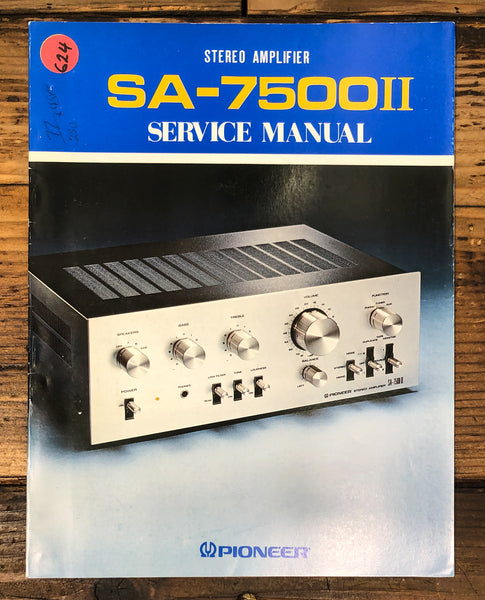 Pioneer SA-7500 MK2 SA-7500 II Amplifier Service Manual *Original*