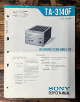 Sony TA-3140F Amplifier  Service Manual *Original*