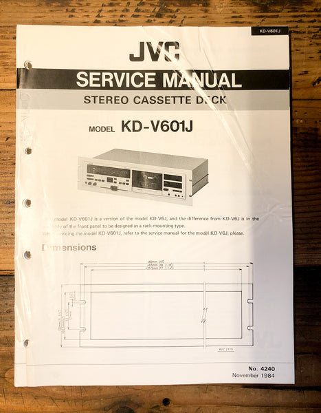 SKIP KD-V601J -V601 J SKIP  Service Manual *Original*