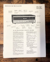 Sherwood SEL-300 Receiver  Service Manual *Original*