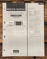 Sansui D-55M Cassette  Service Manual *Original*