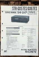 Sony STR-GX57ES -GX67ES Receiver  Service Manual *Original*