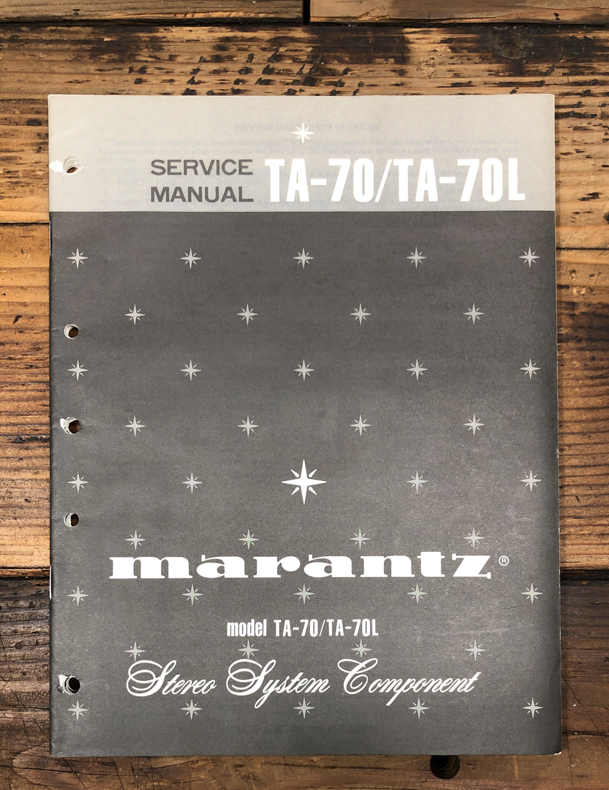 Marantz TA70 TA-70 L Stereo  Service Manual *Original*