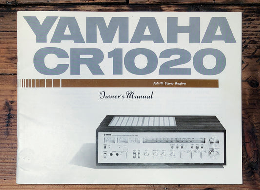 Yamaha CR-1020 Receiver Owners / User Manual *Original*