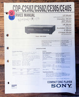 Sony CDP-C250Z -C250Z -CE305 -CE405 CD Player  Service Manual *Original*