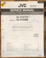 JVC XL-V141 XL-V142 BK TN CD Player Service Manual *Original*