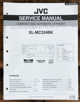JVC XL-MC334BK XL-MC334 CD Changer  Service Manual *Original*