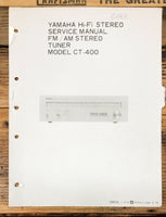 Yamaha CT-400 Tuner  Service Manual *Original*