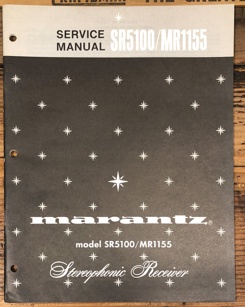 Marantz SR5100 MR1155 Receiver Service Manual *Original*