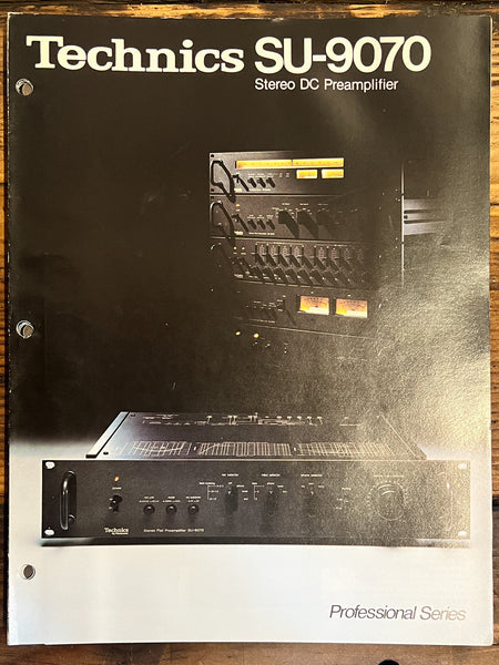 Technics SU-9070 Preamp / Preamplifier 3pg Brochure  *Original*