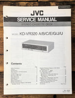 JVC KD-VR320 Cassette  Service Manual *Original*