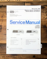 Magnavox Sylvania FD3030 FDC303 CD Player  Service Manual *Original*