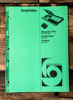 Bang & Olufsen B&O Beocenter 7700   Service Manual *Original*