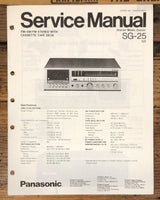 Panasonic SG-25 Stereo Service Manual *Original*