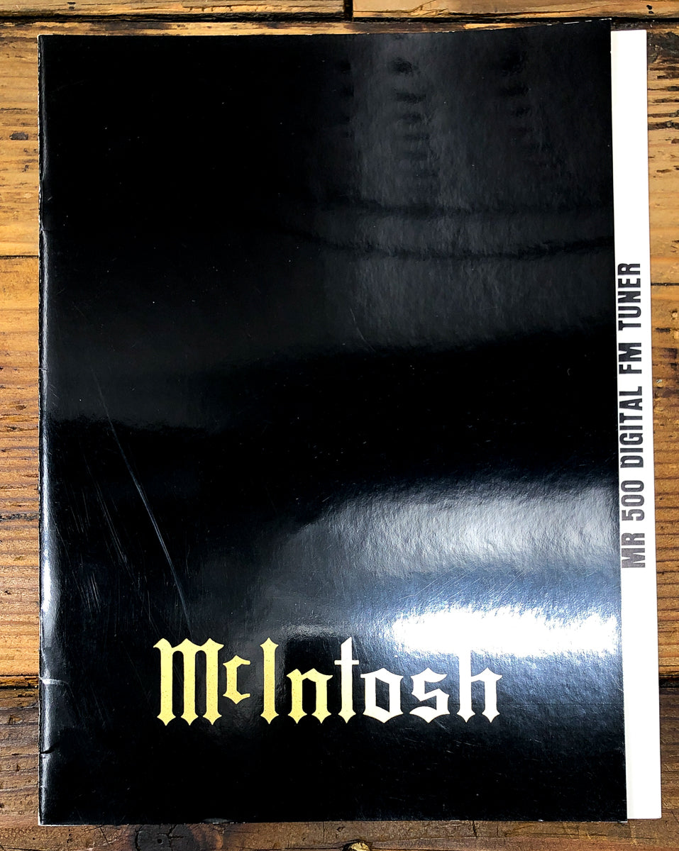 McIntosh MA-230 MA-230 Amplifier Issue 1 Owners / User Manual *Original*