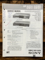 Sony CDP-502ES II -552ESD II -620ES II -650ES II CD   Service Manual *Original*