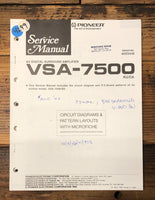 Pioneer VSA-7500 Surround Amplifier  Service Manual *Original*