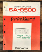 Pioneer SA-8500 Amplifier Service Manual *Original*
