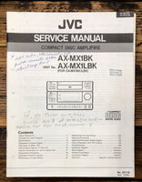 JVC AX-MX1 BK LBK Amplifier  Service Manual *Original*