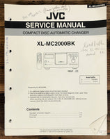 JVC XL-MC2000BK XL-MC2000 CD Changer  Service Manual *Original*