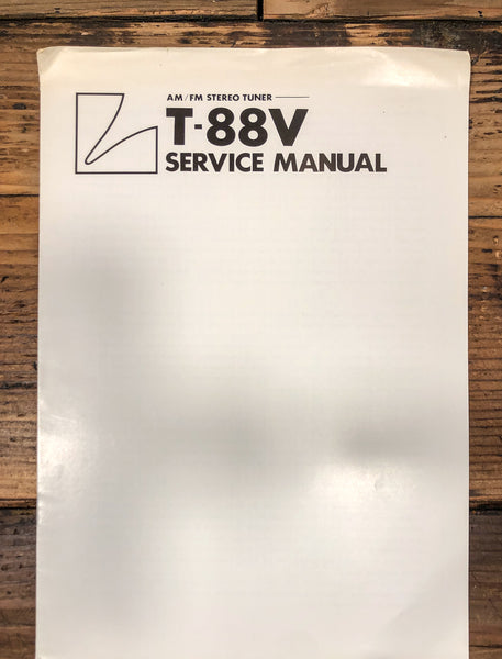 Luxman T-88V Tuner Service Manual *Original*