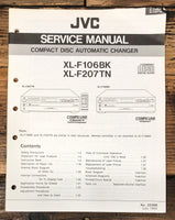 JVC XL-F106 XL-F207  CD Player Service Manual *Original*