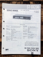 Sony ST-JX230 Tuner  Service Manual *Original*