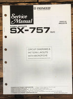 Pioneer SX-757 Receiver Service Manual *Original*