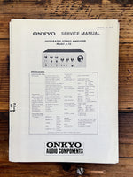Sony A-10 Amplifier  Service Manual *Original*