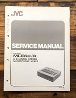 JVC MI-E60 MI-E60B Mixer  Service Manual *Original*