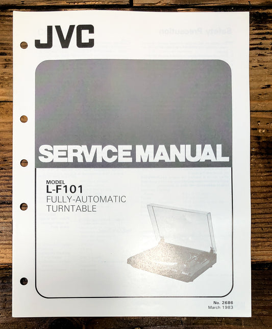 JVC L-F101 Record Player / Turntable Service Manual *Original*