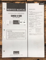 Sansui A-500 Amplifier  Service Manual *Original*