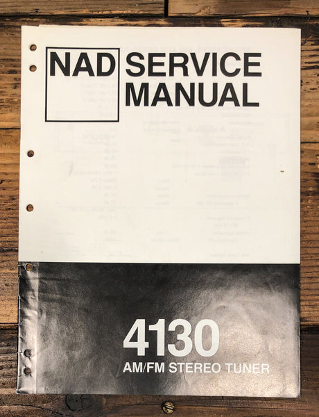 NAD Model 4130 Tuner  Service Manual *Original*