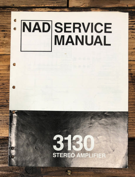 NAD Model 1000 Preamp / Preamplifier Service Manual *Original*