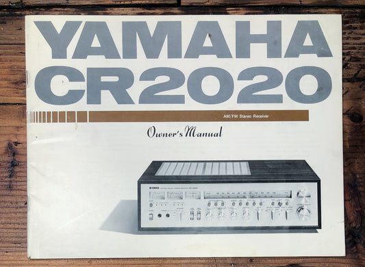 Yamaha CR-2020 Receiver Owners / User Manual *Original*