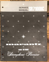 Marantz SR7100DC SR-7100DC Receiver Service Manual *Original*