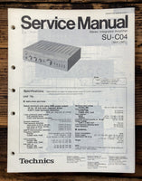 Technics SU-C04 Amplifier  Service Manual *Original*