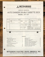 Mitsubishi DT-157 Cassette Service Manual *Original*