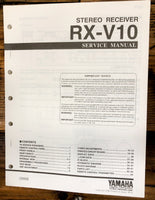 Yamaha RX-V10 Receiver  Service Manual *Original*