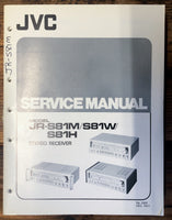 JVC JR-S81M -S81W -S81H Receiver  Service Manual *Original*